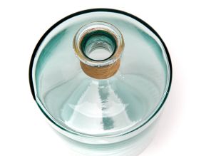 Vase frances rafia nat h26