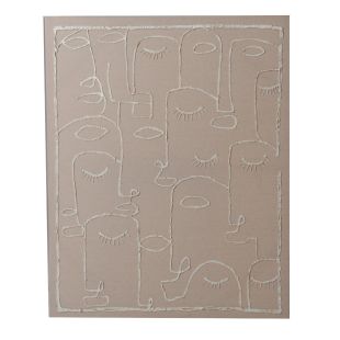 Toile multi visages 80x100