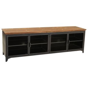 KIT ARMOIRE BASE EN MÉTAL ET BOIS