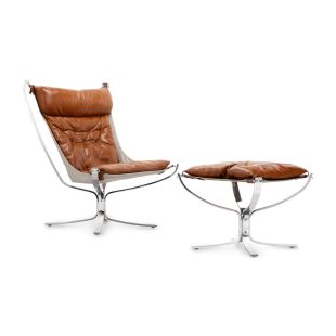 fauteuil falcon & ottoman