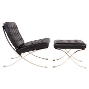 Chaise Barcelona & Ottoman