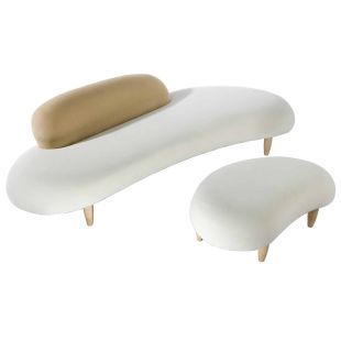 Freeform Island Sofa & Repose Pied