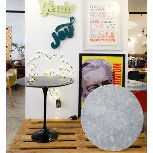 Table D'appoint Tulipe en Marbre