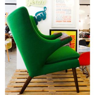 Fauteuil Papa bear & ottoman 