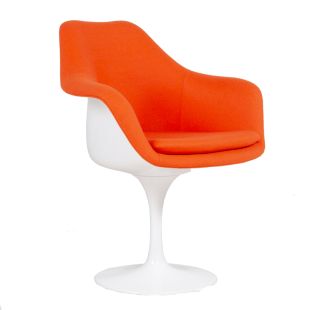 Fauteuil Tulipe rembourrée